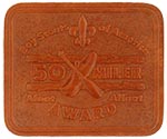 50 Miler Award Leather