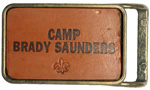 Camp Brady Saunders Belt Buckle
