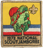 1973 National Jamboree Participant Pocket Patch Variety 1