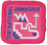 1981 National Jamboree Action Area Patch