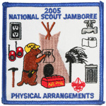 2005 National Jamboree Physical Arrangements STAFF