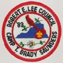 1983 Robert E. Lee Council Camp Brady T. Saunders