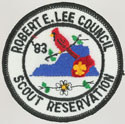 1983 Robert E. Lee Council Scout Reservation