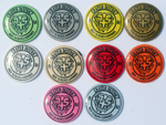 1985 Crater District Back to Basics Camporee 10 Pin Set