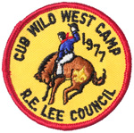 1977 Robert E. Lee Council Cub Wild West Camp