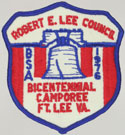 1976 Robert E. Lee Council Bicentennial Camporee