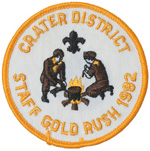 1982 Crater District Gold Rush Staff