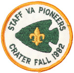 1982 Crater District Fall VA. Pioneer Staff