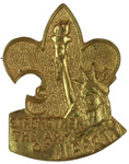 Strengthen the Arm of Liberty - Scout Pin 1950